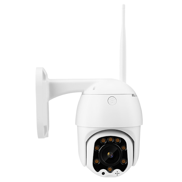 20x Zoom Mini Wifi HD 1080P PTZ IR Utomhus Kupolkamera Säkerhet Vattentät CCTV (EU 100-240V)