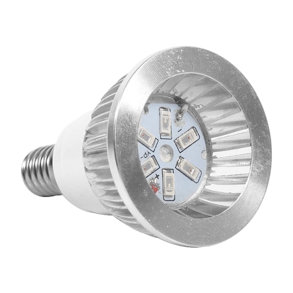 85-265V E14 6LED Plant Grow Pære Lys Blomst Vegs Hydroponics Flat Lampe (E14 6LED)