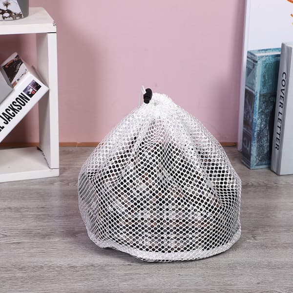 4-pack Tvättråd, Tvättsäckar med dragsko Återanvändbar Mesh Lau[TT]