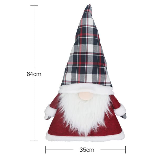 1 st svartvit juldekoration gubbe
