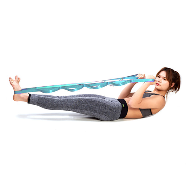 Yogastrap, Stretchband, Rehab, Multi-Loop Strap, Icke-elastisk Träningstrap för Pilates, Dans