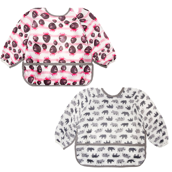 Långärmade Babysalladar, Spädbarnssalladar För Att Äta, Plast Salladar, Babysalladar, Avvänjningssallader, Smock Salladar