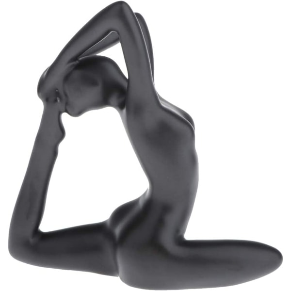 Statuer Skulpturer, Keramiske Jentefigurer Abstrakt Yoga Modell