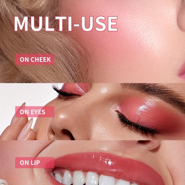 Easy-to-apply, natural, long-lasting, waterproof liquid blush FBC013