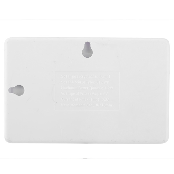 1,2W 6V Mini Bärbar Polykristallin Silikon Solpanel DIY Strömmodul Laddare