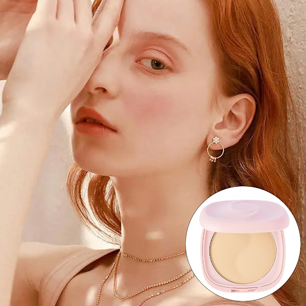 Makeup Palette Puder, Lätt & Transparent Täckning Vattentät Talkfri Ansikte