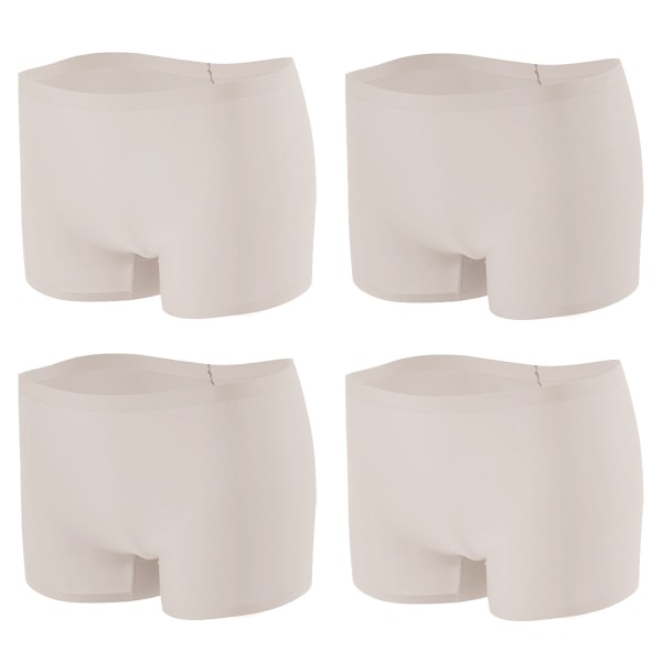 Dames Boyshorts Trusser Bomuld Boxer Briefs til Kvinder Underbukser Shorts med Bomuld Skridt 4 Pak