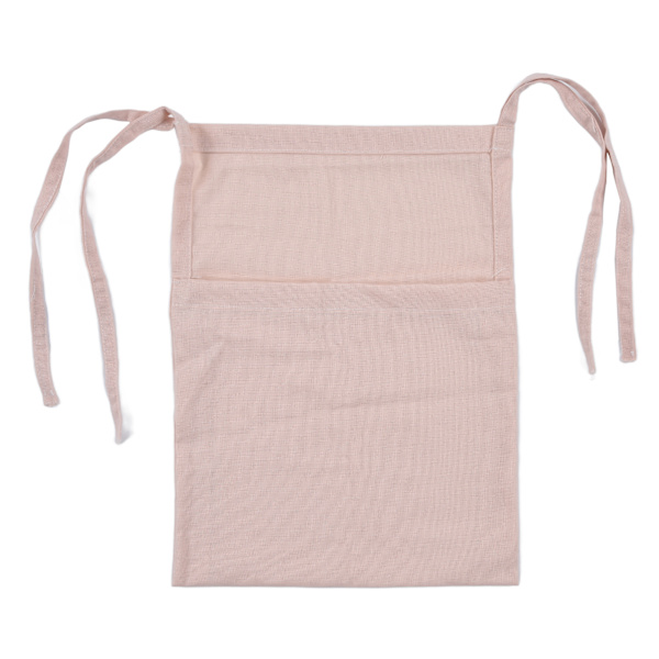 Baby Sängförvaring Hängande Väska Stor Kapacitet Enkelt Rutnät Design Lätt Vikt Rosa Leksaksförvaring Hängande Väska för Barnvagnar