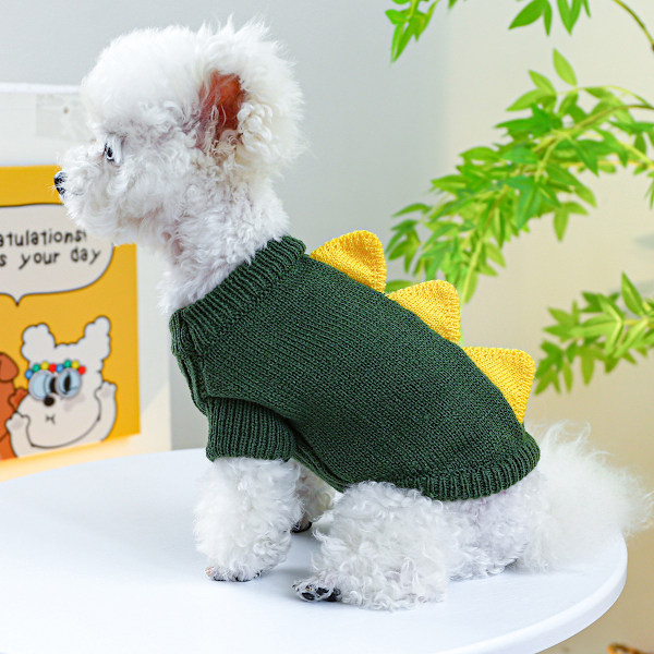 Hundtröjor för små hundar, husdjurströjor Klassisk stickad vinter flicka pojke hundkläder Chihuahua kappa varm valp kostym kläder