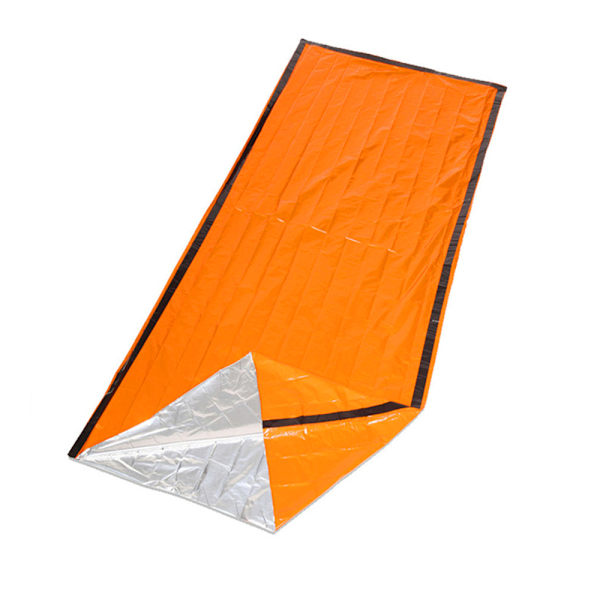 Sovsäck för nödsituationer utomhus - PE-material, isolering mot kyla, termisk isolering, nödsituationer - Använd som nödsovsäck, överlevnad