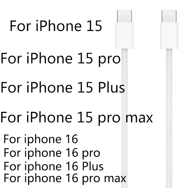 Original,USB-C,Snabbladare,Typ C,Kabel 1M - for 15