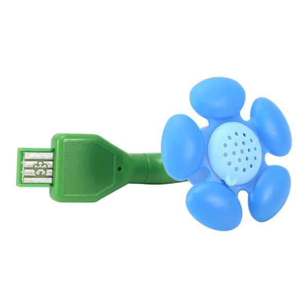 Mini USB Fleksibel Aroma Diffuser Luftfugter Hjem Kontor Bil Aromaterapi Enhed Ny Blå