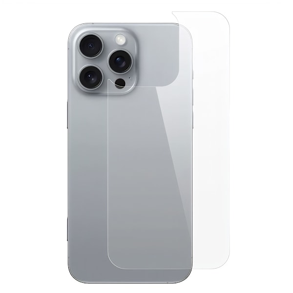 Lämplig för iPhone 16 Pro Max tillbaka härdat glas 0,3 mm