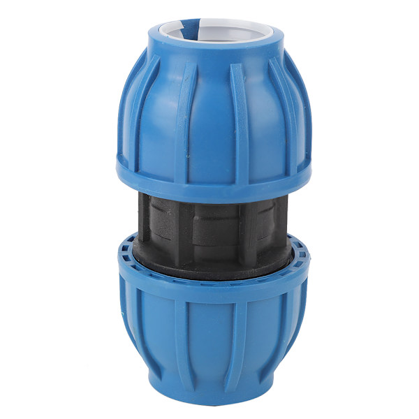 PE Plast Hållbart Vattenrör Koppling Rakt Koppling Adapter Passar 40mm till 40mm