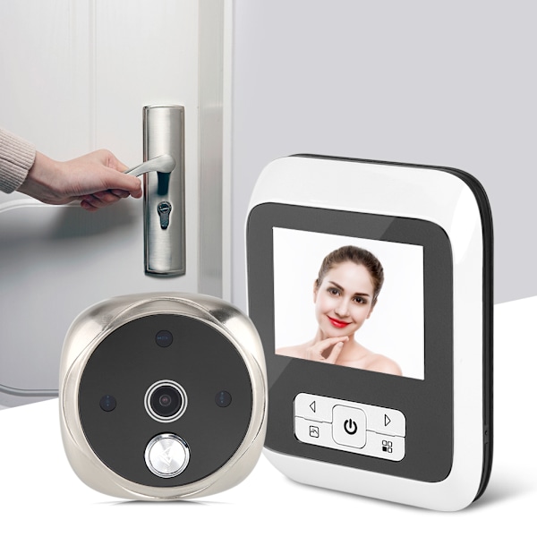 3,0 tommer LCD Digital Dørkikkert & Dørklokke 170° Bredvinkel Linse Nattesyn