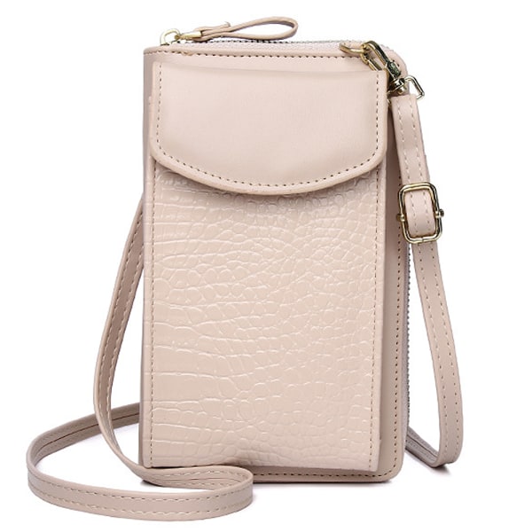 Liten Crossbody Telefonveske, Mobilveske Lommebok for Reise