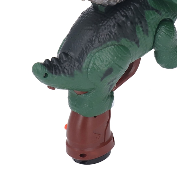 2-i-1 Elektrisk Gelbollspistol Dinosaurieform Automatisk LED-Ljus Utomhusaktiviteter Vattenpärlor Leksak Grön