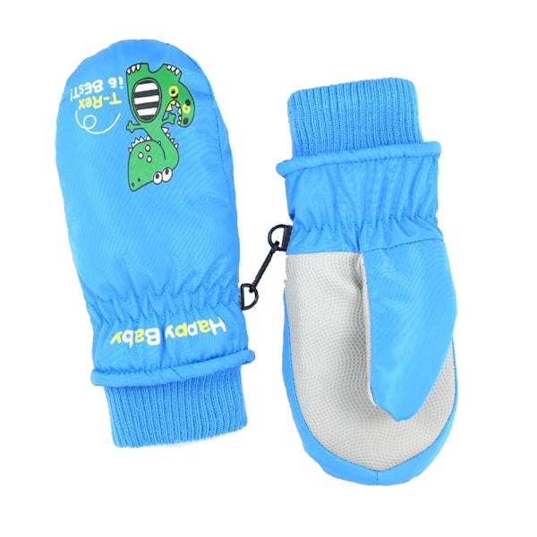 Vanntett Vintervotter for Småbarn, Skihansker for Gutter, Varme Fleece-Snøvotter