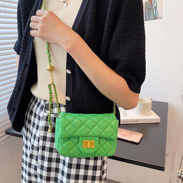 Liten Handväska för Kvinnor, Retro Klassisk Tote Handväska Axelväska Clutch