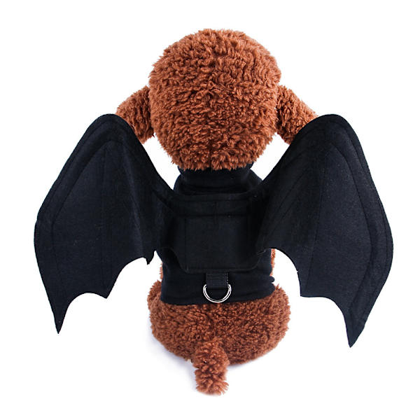 Fladdermusdräkt för hund - Halloween-husdjursdräkt fladdermusvingar hunddräkt