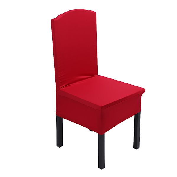 1 stk Elastisk Stolkledning Godteri Farger Hjem Middag Sete Trekk Bryllup Dekorasjon #Vinfarget