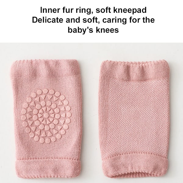 5 Par Babykryp-Knäskydd och Anti-Halk Bebisstrumpor Set Unisex