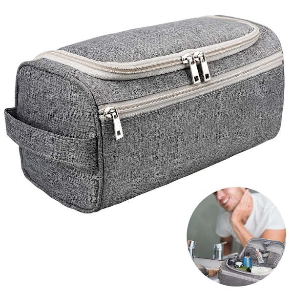 1 stk Toaletveske - Toalettsaker Organizer Vaskpose Hengende Sett Barbersett Reise for Bad Dusj