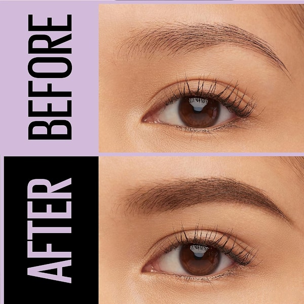 Øyenblyant med innebygd spisser, Express Brow 2-i-1 blyant og pudder øyenbrynsmakeup, Brow Draw and Fill øyenbrynsverktøy