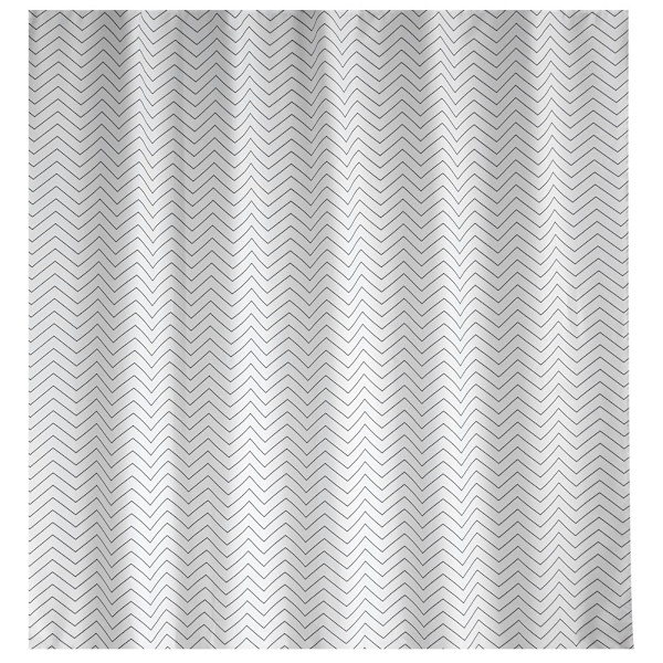 Polyester Bruseforhæng Vandtæt Badeværelsesforhæng  Hængende Kroge (XL)