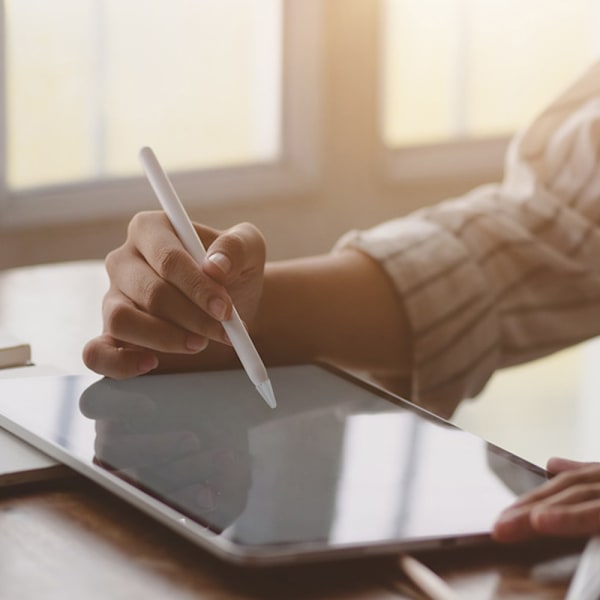 Silikonbeskyttelse for Apple Pencil-tupper (1. og 2. generasjon), sklisikker og støydempende