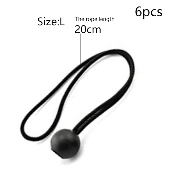 Elastisk bollrep för utomhus, tält, studsmatta, strandnät, elastiska remmar