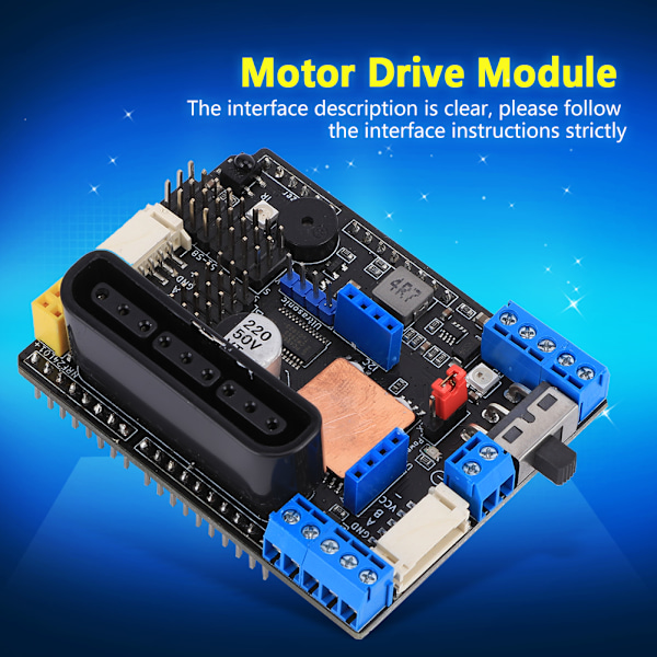 Motorstyrningskortmodul 4-vägs för gravyr maskin Elektronisk komponent DC 6-12V