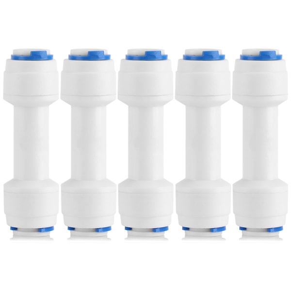 5 stk. 1/4\" Hurtigkobling Kontrolventil til Rent Vand Omvendt Osmose System (蓝)