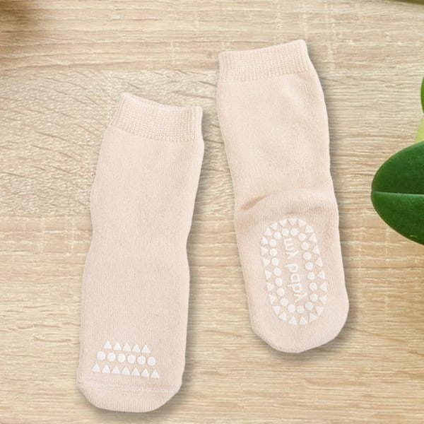 5 Par Baby-Strømper med Antislip Grip - Toddler Knæhøje Antislip