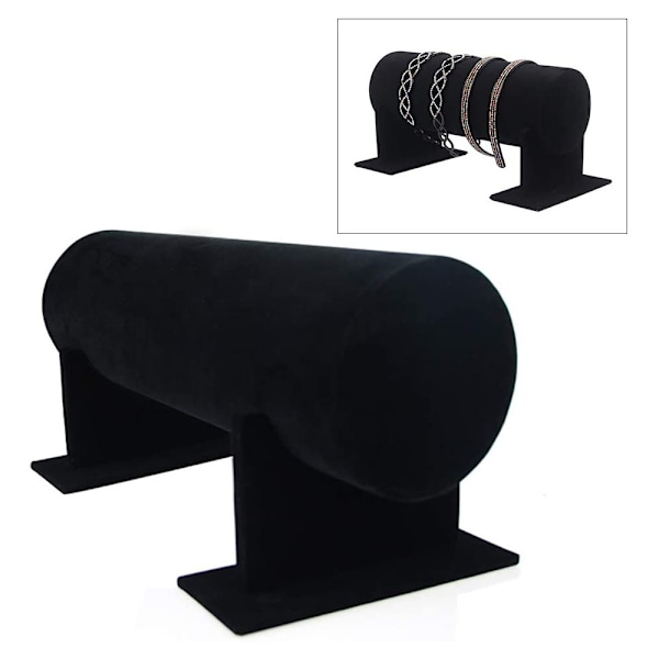 Sammetsavtagbart pannband hårbåge hårklämma hållare displayställ rack arrangör hårnål smyckesdisplayställ