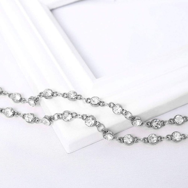 Krystall Belly Chain Midje Kjeder Fest Rhinestone Kropp Smykker for Kvinner og Jenter