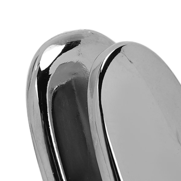 2 stk Bilkrok Mini Henger Sinklegering Multifunksjonell Oppbevaringsholder for Handlepose Nøkkel USB-kabel Hodetelefoner Sølv