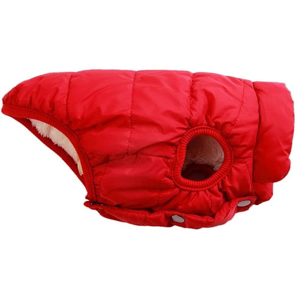 Fleece-vuorattu koiran takki, erittäin lämmin talveen ja kylmään säähän, erittäin pehmeä tuulenpitävä koiran liivi
