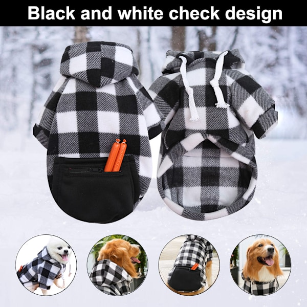 Cozy Dog Talvimekko, Tuulenpitävä Koiran Takki Brittiläinen Ruudullinen Kylmä Sää Koiran Takki