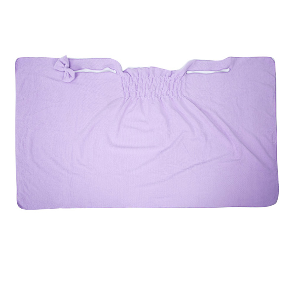 Superfint Fiber Bærbar Badehåndkle Dusj Bad SPA Wrap Kroppsbadekåpe Lilla