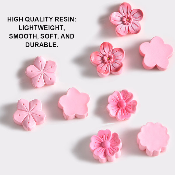 30 st blommor i harts, konstalbum flatback scrapbooking dekorationer DIY scrapbooking hantverkstillbehör