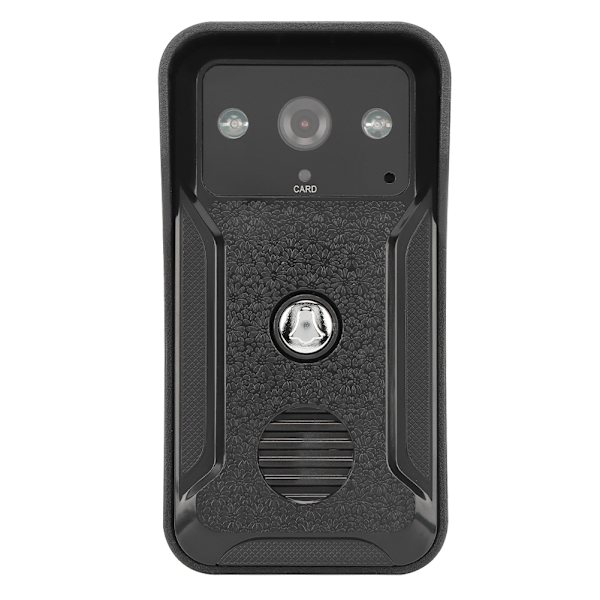 7 tum nattseende dörrklocka TFT ID-kort intercom kamera videodörrtelefon 100-240VUK-kontakt