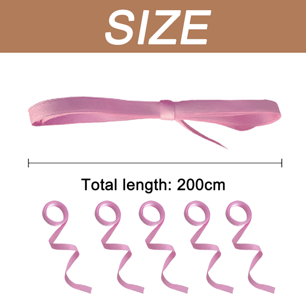 27 st Solid Ribbon Set Flätade Band Hårband för Presentinslagning och Båge Hårtillbehör-54M (2M*9 Färger)