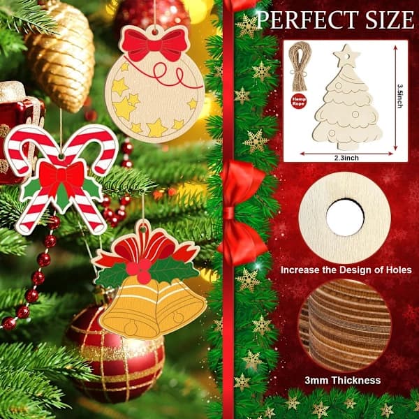 Julepynt - Ornament - Gør-det-selv - Julegaver - Julepynt i træ - Festpynt