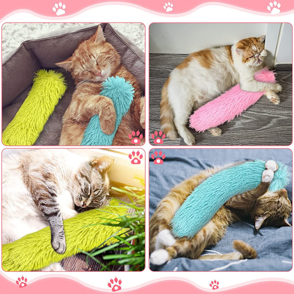 Kattmynta leksak interaktiv katt spark leksak plysch tyg