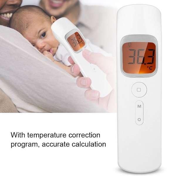 Digital Infraröd Termometer Kontaktlös Noggrann LCD-Display Temperaturmätare