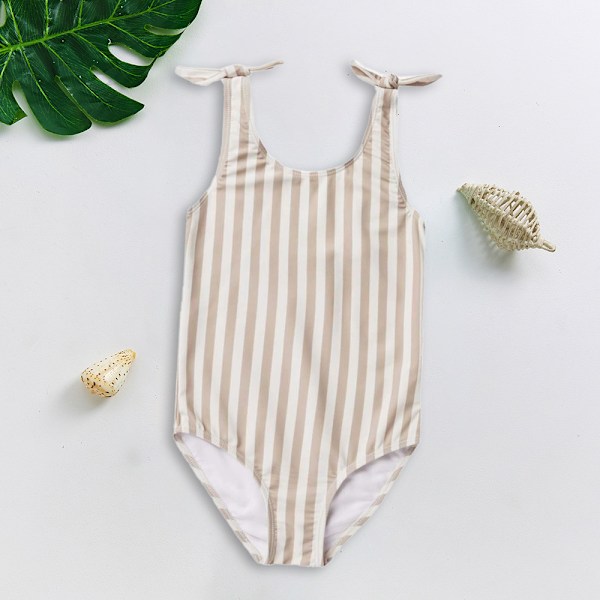 Baddräkt för flickor, En-delad Baddräkt för Flickor, Baby/Småflickor Baddräkt Strandkläder