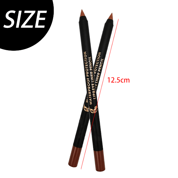 Gel Eyeliner Pennor, Långvarig Spetsbar Eyelinerpenna, Glider på Smidiga Gelpigment, Vattentät, 1 Styck