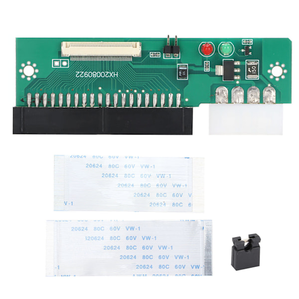 CE ZIF till IDE-adapter 1,8 tum CE ZIF mikrodrift till 3,5 tum IDE 40-stiftsadapter med 2 platta kablar