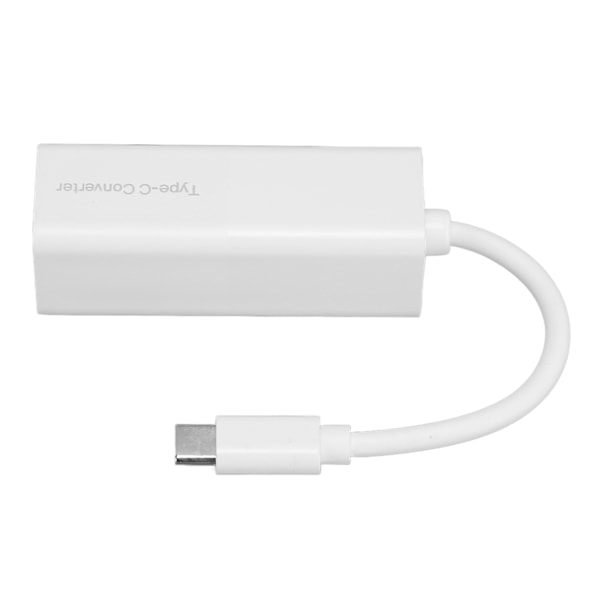 DC till USB-C Adapter 65W PD DC till USB-C Konverter DC Strömförsörjning Adapter 5.5X2.1mm Hona till USB-C Hane Adapter Vit